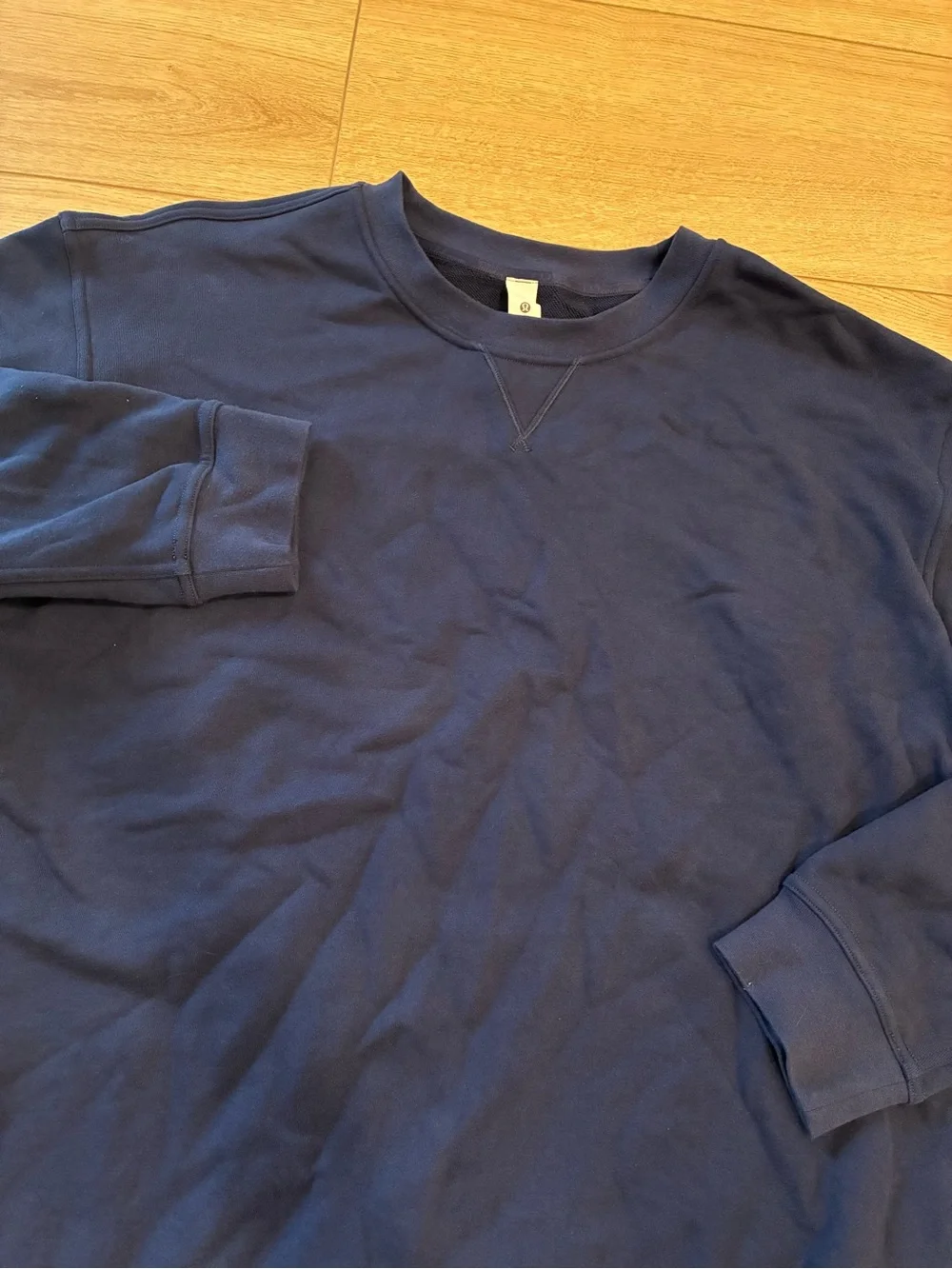 Lululemon Women’s All Yours Crew Neck Sweatshirt True Navy Size 14
